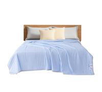 Couverture fraîche | Couverture rafraîchissante double face pour l'été | Couette respirante légère pour femme chambre à coucher, camping, voyage, chambre d'enfant, chambre d'adolescent canapé