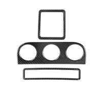 Couverture Garniture Autocollant Décoratif Autocollant Intérieur Voiture ABS Pour Jeep Pour Wrangler Fenêtre JK Climatiseur Interrupteur D'éclairage D'urgence Décoration 2011 - 2017 (Size : A)