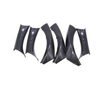 Couverture Garniture Poignée Porte Intérieure Couvercle Traction Décor Style Pour BMW Série 3 E90 E91 E92 316 318 320 325 328i 2004-2008 2009 2010 2011 2012 6 Pièces(RHD carbon)