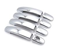 Couverture Garniture Poignée Porte Pour Focus Mk2 Mk3 Escape Kuga C-Max S-Max Galaxy 2013-2019 Décoration Couvercle Recouvrement Garniture Poignée Porte Chromée