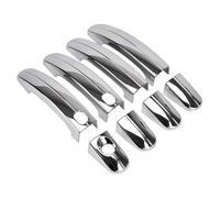 Couverture Garniture Poignée Porte Pour Focus Mk2 Mk3 Escape Kuga C-Max S-Max Galaxy Mondeo Mk4 Garniture De Couvercle Poignée Porte Chromée Entrée Sans Clé