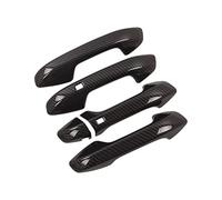 Couverture Garniture Poignée Porte Pour Kia Ceed 3 Cee'd Cee D SW Procéder 2018-2021 RHD Style D'autocollant Garniture Couverture Poignée Porte Voiture Chrome Fibre Carbone(Carbon 2 buttons)