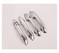 Couverture Garniture Poignée Porte Pour Kia Ceed 3 Cee'd Cee D SW Procéder 2018-2021 RHD Style D'autocollant Garniture Couverture Poignée Porte Voiture Chrome Fibre Carbone(Silver 2 buttons)