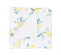 Couverture gaze de coton bio limonade citron 75X100