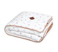 Couverture en gaze de coton melody melody, blanc imprimé minimali 75X100