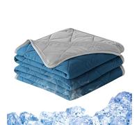 Couverture glacée - Couverture froide et portable pour les sueurs nocturnes | Couvertures froides pour dormir avec chaleur pour canapé, voyage, intérieur, maison, chambre, extérieur, camping