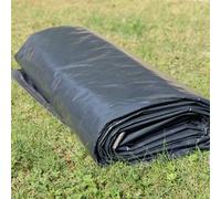 Aqualux Bâche d'hivernage pour piscine 550 cm ronde 130 g/m² bicolore gris/bleu