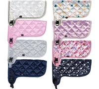 Couverture HKM Kids Hobby Horsing Navy avec motif étoiles