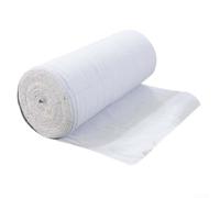 Couverture ignifuge haute température, matériau en fibre de 2 mm d'épaisseur, adaptée pour l'isolation thermique dans des environnements difficiles (1 m x 1 m)