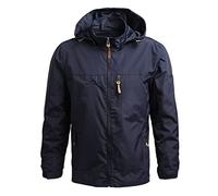 Couverture Imperméable A Polaires Cyberpunk Saison Vent Saharienne Cap Daim Moto Tres Jogging Long Combinaison Pluie Moto Homme Cargo Snowboard Veste Homme Mi Saison Habillé Bleu Foncé L