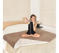 Couverture imperméable Luxueuse en Polaire Sherpa Anti-éclaboussures pour lit Double et Simple, Housse de canapé, jeté, Couette, canapé - Amour sans désordre pour Couples et Amoureux - 120 x 200 cm