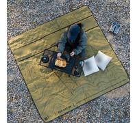 Couverture imperméable portable en velours doux idéale pour se détendre sur l'herbe humide ou la plage de sable (sable M)