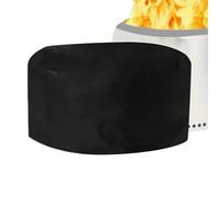 Couverture imperméable pour brasero - Housse de brasier ronde Oxford 210D résistante pour protection de cheminée d'extérieur, coupe-vent | Housse de feu de camp durable, protection pe