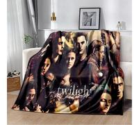 Couverture Imprimee Du Film Twilight, Histoire D'amour De Vampire, Couverture En Flanelle, Couverture Douce Et Light, Couverture Chaude, Housse De Canape, Lit, Loup-Garou