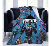Couverture Imprimée Fortnitte, Couverture Douce en Flanelle Douce, Couvertures Polaire Confortable pour Enfants, Canapé, lit, Décoration pour Enfants La Chambre 100 x 150cm
