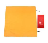 Couverture incendie orange 1,5x1,5 m suppression de la sécurité issue de la flamme pour l'urgence de l'hôtel