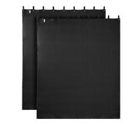 Couverture Insonorisante-VEVOR-2438x2032 mm-Rideaux Absorption Acoustique Studio 2 PCS-Tissu Tissé Polyester-Isolation-Noir