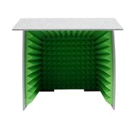 Couverture insonorisée, panneau d'isolation de bureau, cabine vocale, portable, pour enregistrement vocal, booth, blindage insonorisant, mousse isolante, 60 x 60 x 60 cm, pour enregistrement vocal