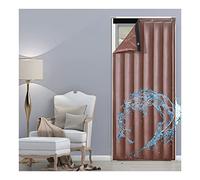 Couverture insonorisée personnalisable pour porte et fenêtre en coton robuste avec isolation thermique et housse en polyuréthane pour réduire le bruit et l'efficacité énergétique. Disponible en marron