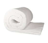 Couverture isolante en fibre de céramique,1,2 po d'épaisseur, isolation ignifuge 700 °F for four, cheminée, fournaise, forge à gaz, chaudière et tuyau(1.2"x 16"x48" (3x40x120cm))