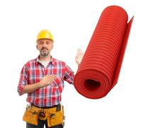 Couverture Isolante Haute Tension Tapis Isolant Électrique, 1 2 3 4 5 6 7 8 9 10 M De Long, Tapis Électrique Antidérapant, Tapis Isolant Non Conducteur Pour Tableau De Distribution(Red,5mx1mx8mm(16'x3