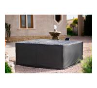 MSpa Couverture isolante Oslo PLUS 180x180 cm – taffetas polyester imperméable, gris anthracite
