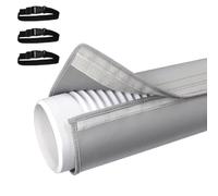 Couverture Isolante Pour Gaine D'Évacuation De Climatiseur Mobile | Manchon Protection Thermique Universel 130-150mm | Gaine Anti Poussière Pour Bureau Restaurant