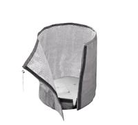 Couverture Isolante Pour Racines D'Arbres Sac de protection antigel for plantes, anti-déchirure, résistant au gel, protecteur thermique for pots , garde chaud en hiver, housse for arbustes(Grey-S)