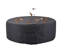 Couverture Isolante pour Spa Gonflable - Couvercle Thermique Isolé | Housse D'Hiver Pliable Pour Bain À Remous - pour Spa Gonflable de 145 cm, Utilisation Hivernale en Extérieur pour le Bain et le Jar