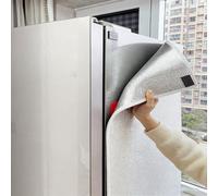 Couverture Isolante Thermique pour Réfrigérateur, Housse de Protection Pare-Soleil pour Vitrine Congélateur et Chambre Froide - Protection Solaire et Anti-poussière(Magnetic Sticker,90 x 78 cm)