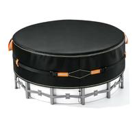 Couverture isolée de Spa, Couverture Gonflable imperméable et Anti-poussière de Spa, Ajustement Stable pour pour Une Utilisation en extérieur, 8 Pieds