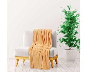 Couverture Jeté de Lit Plaid de Canapé Brume Désert 150x200 cm Polyester vidaXL
