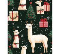 Couverture Jeté en Flanelle Alpaga De Noël Flannel Plush Throw Moelleuse Flannel Throw Cozy Plaid pour Canapé pour pour Lit Voyage 125X150Cm