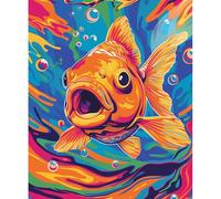 Couverture Jeté en Flanelle Poisson Rouge Idiot Aux Grands Yeux Flannel Plush Throw Douce Flannel Throw Chaude Plaid pour Canapé pour Voyage pour Lit 125X150Cm