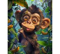 Couverture Jeté en Flanelle Singe Effronté Drôle Blanket Throws Cozy Plaid pour Canapé Chaude Couverture en Flanelle pour Chambre Parfaite pour Canapé 125X150Cm