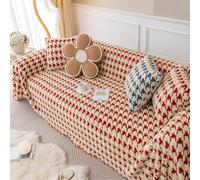 Couverture Jette de Canapé Couverture de canapé 1 2 3 4 Places Housse de canapé en Peluche Tout Compris Housses de Protection de canapé en Forme de L/U Couverture Polyvalente pour canapés Grands/meub