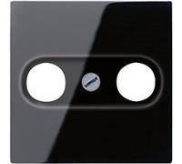 Couverture Jung A561PLTVSW - pour prise d'antenne, encastrée, plastique, noir