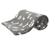 Couverture Kenny, en Peluche, 150 × 100 cm, Gris