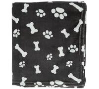 Couverture Kenny, en Peluche, 150 × 100 cm, Gris
