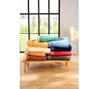Couverture Laine Mais/Champagne 240 x 300 cm - POYET MOTTE - Gamme Aubisque - Made in France