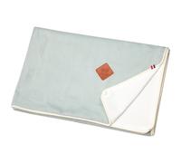 Couverture légère lin lavé vert de gris