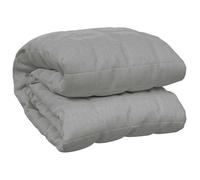Couverture Lestée 7 kg Gris 150 x 200 cm - Plaid en Coton avec Perles de Verre