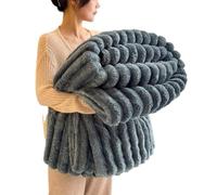 Couverture Lestée Adulte, Couverture Polaire Epaisse, Ultra Douce et Duveteuse Couverture, Couverture Canape Lit Microfibre, Facile a Manipuler, pour Chambre Canapé Voyage