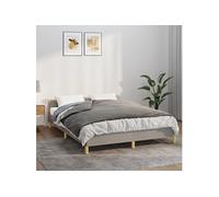 vidaXL Couverture lestée avec housse Gris 120x180 cm 9 kg Tissu350825 Gris G