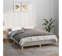 vidaXL Couverture lestée avec housse Gris 150x200 cm 11 kg Tissu