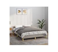 vidaXL Couverture lestée avec housse Gris 150x200 cm 7 kg Tissu 350828