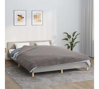 Couverture lestée avec housse Gris 200x200 cm 9 kg Tissu350832