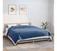 Couverture lestée Bleu 220x260 cm 11 kg Tissu