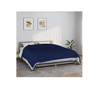 Vidaxl Couverture Lestée Bleu 235x290 Cm 15 Kg Tissu