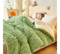 Couverture lestée, couverture lestée for adulte, couverture lestée, lourd Sherpa de 5 kg avec polaire réversible, couverture lestée for hommes et femmes dormant profondément(A,180x220cm/71x86in)